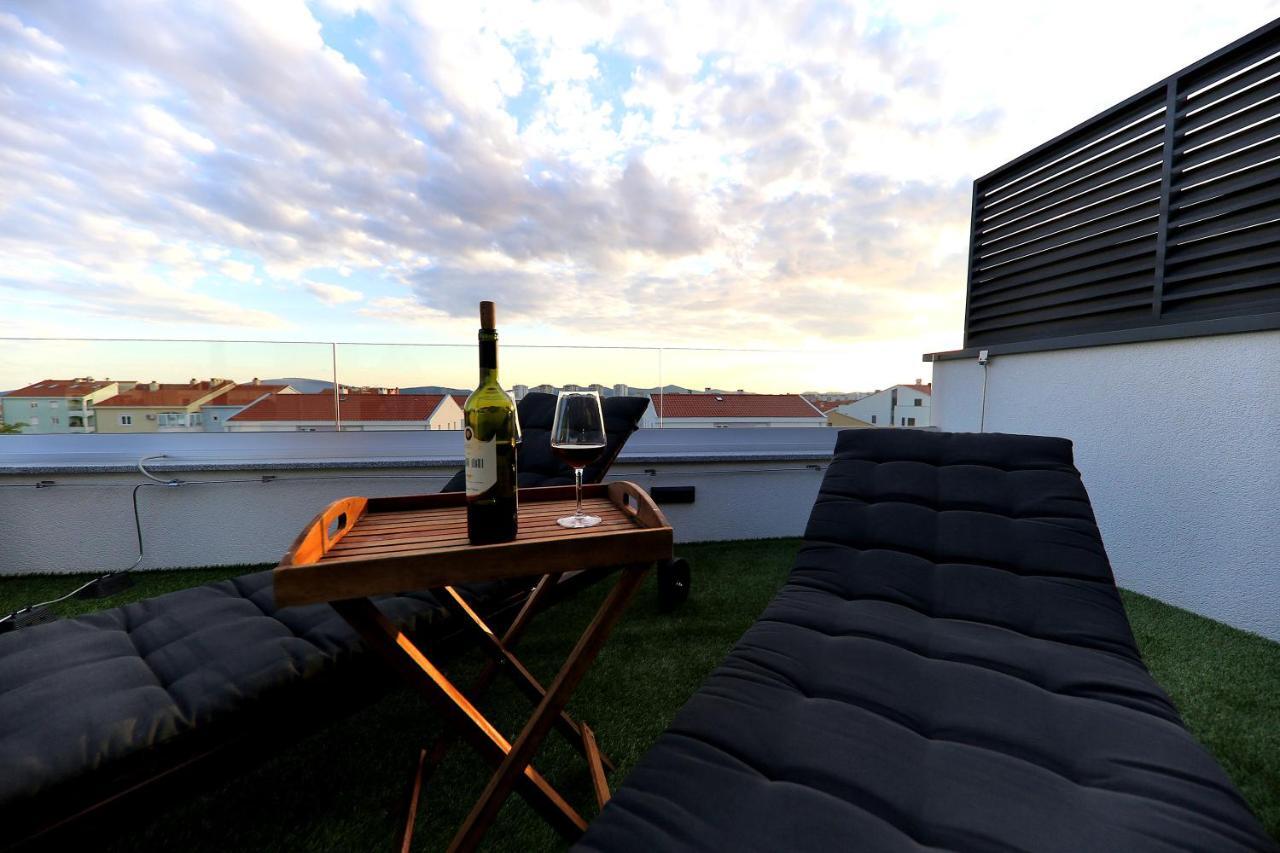 Esso Roof Terrace Apartment Zadar Bagian luar foto