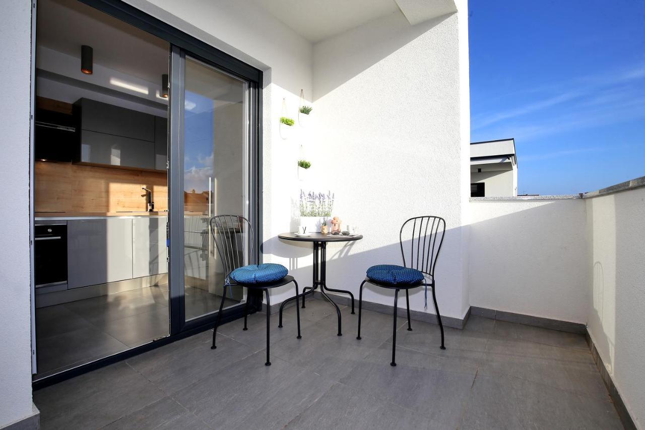 Esso Roof Terrace Apartment Zadar Bagian luar foto