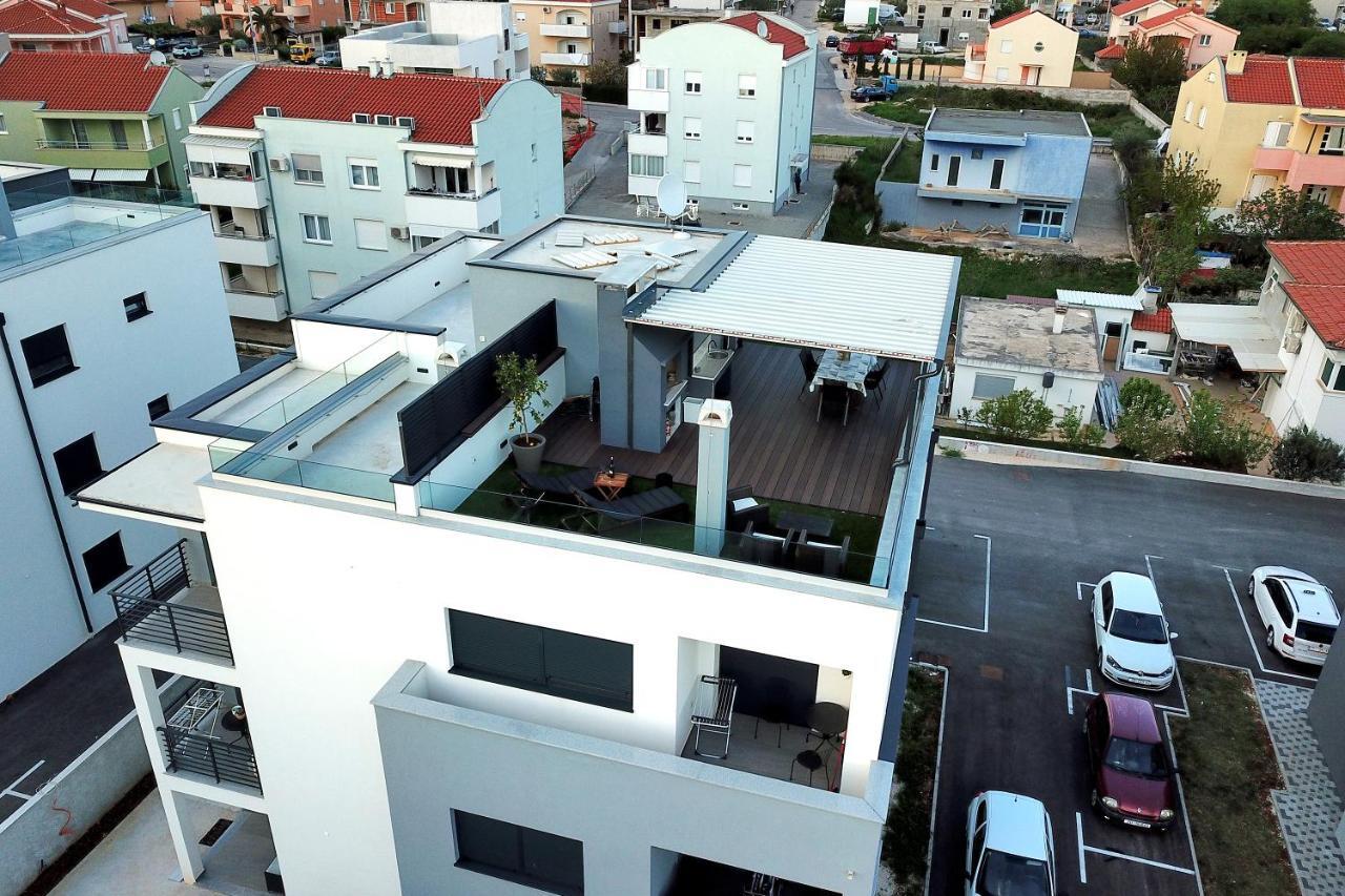 Esso Roof Terrace Apartment Zadar Bagian luar foto