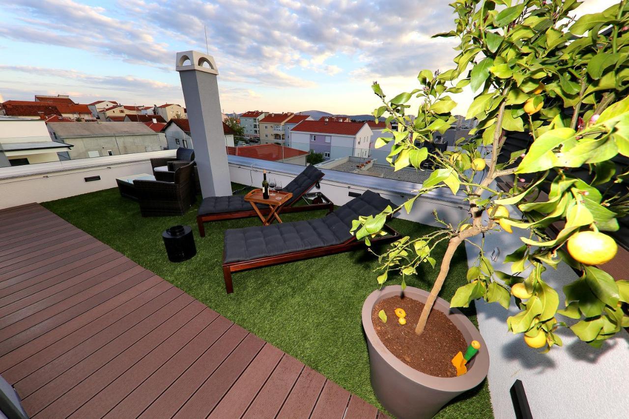 Esso Roof Terrace Apartment Zadar Bagian luar foto