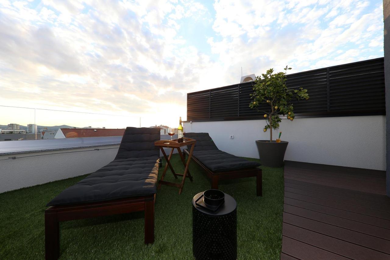 Esso Roof Terrace Apartment Zadar Bagian luar foto